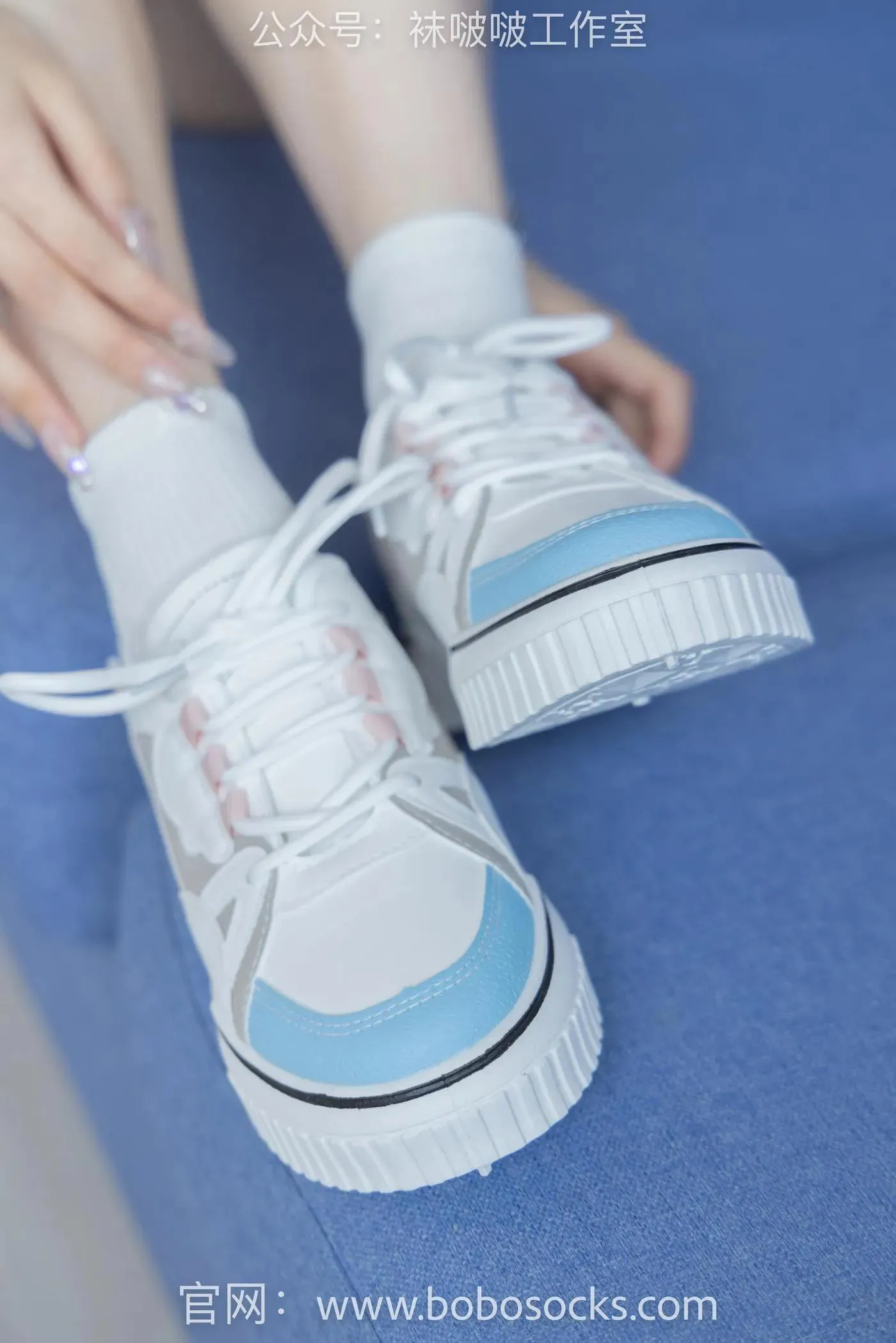 [BoBoSocks袜啵啵]NO.101 苏苏-板鞋、白棉袜、裸足 [140P]插图8